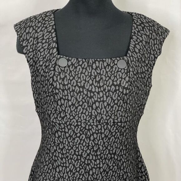 Calvin Klein Cheetah Pencil Dress - Women’s 4 - Picture 5 of 7
